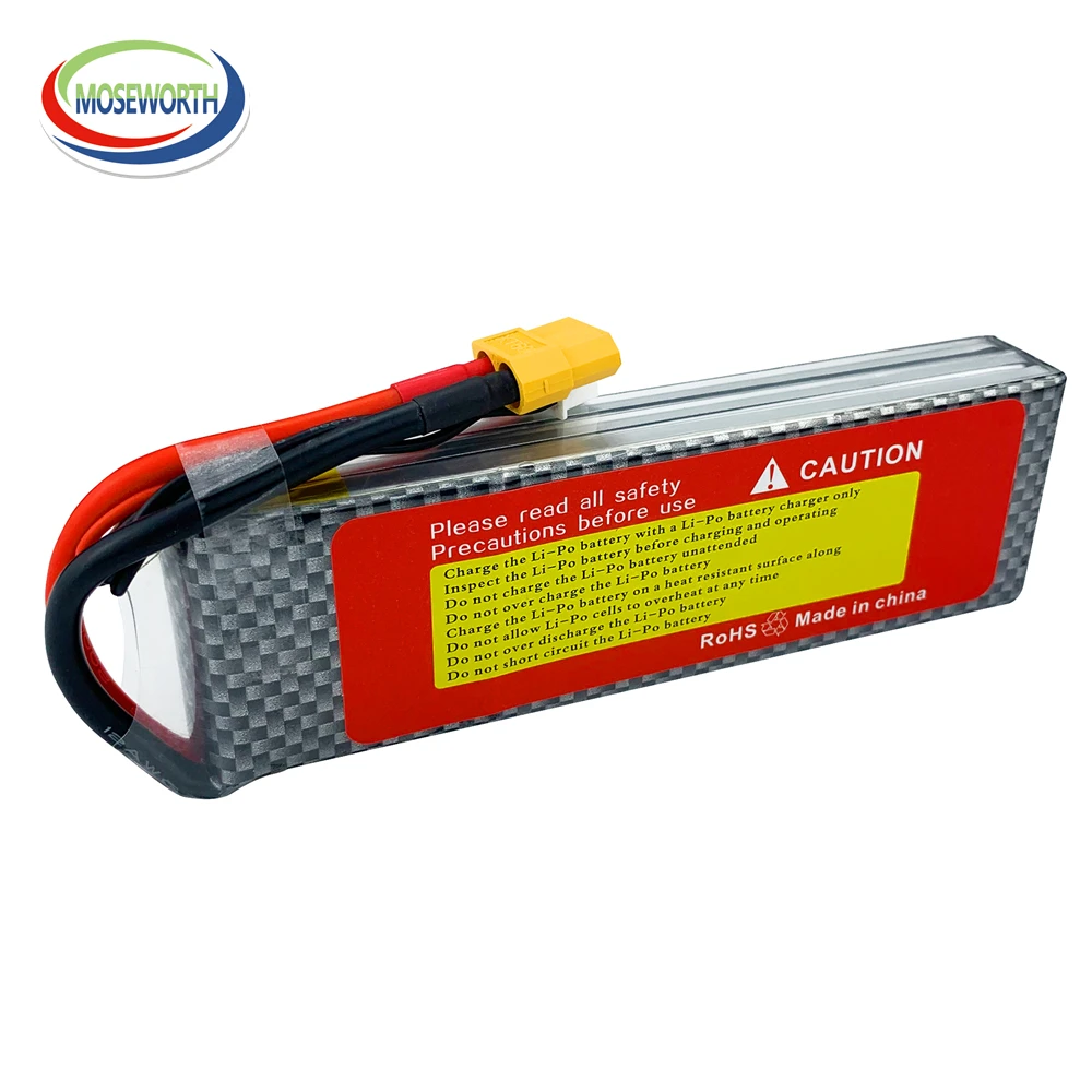 11.1V 3S 100C Lipo XT60/XT90 T PLUG Battery For RC Car 1300 1500 1800 2200 3000 3300 3800 4200 3s Lipo Battery 5200 6000mAh