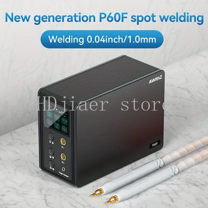 Awithz Farad Kondensator Punktschweißgerät Handheld kleine Haushalts-Lithiumbatterie, Touch-Schweißen aus Edelstahl-Nickelblech