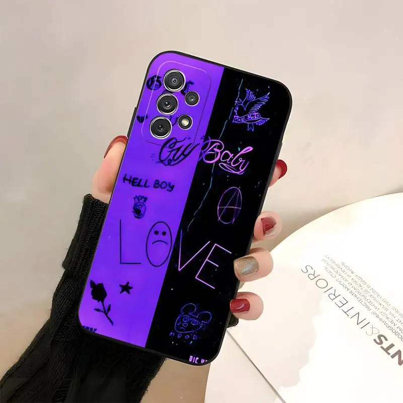 Lil Peep Tattoos Phone Case For Samsung A54 A52 A31 A22 A30 A21 A40 A42 51 A50 A32 A53 A70 A71 A73 72 A80 A34 A14 Cover