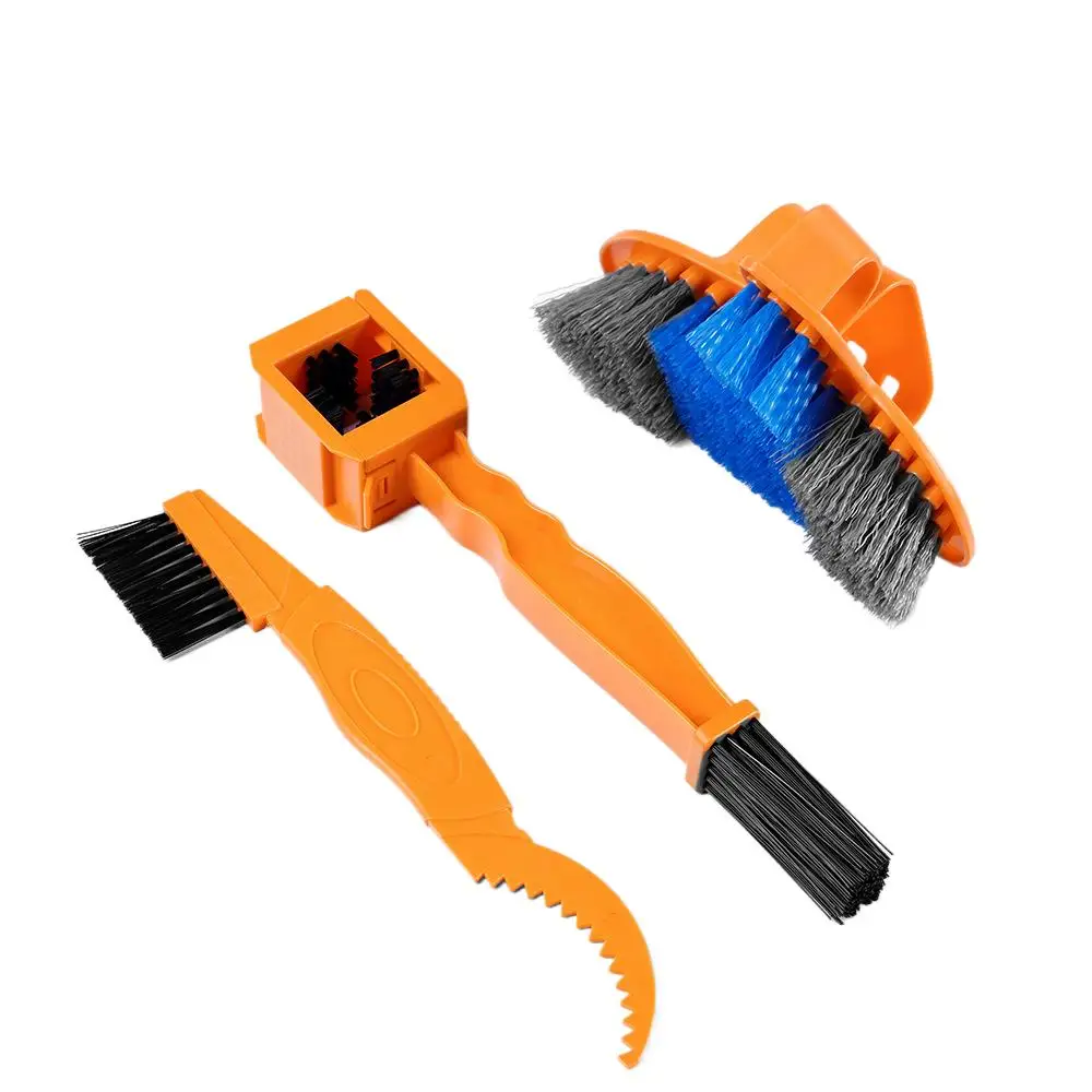 

Chain Cleaner Tire Brush Outdoor Riding Cleaning Tools Mountain Motorcycle Fitting Cleaning Convenient Maintenance Kit