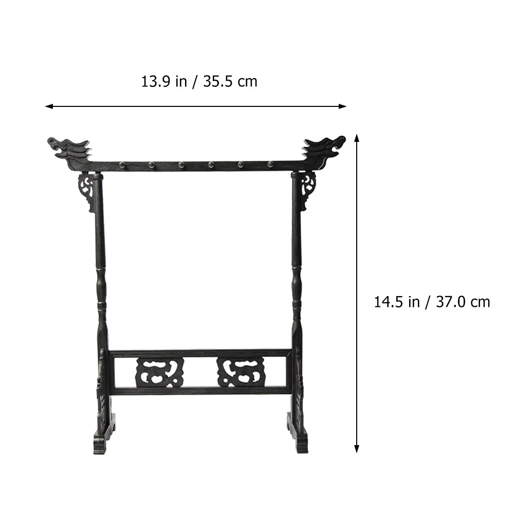 

Premium Brush Pen Storage Rack Excellent Workmanship Writing Brush Rack Easy Clean Desktop Organizer for Office School Use