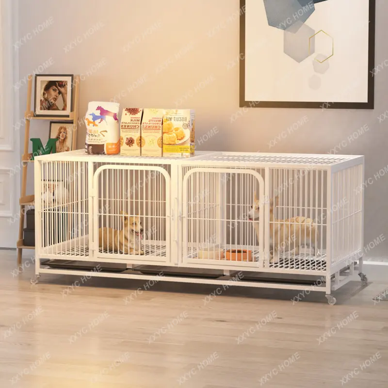 

Dog Crate Teddy Cat Cage Three-Layer Pet Breeding Cage Pet Dog Fence Pet House Small Large Double Layer Cat Cage