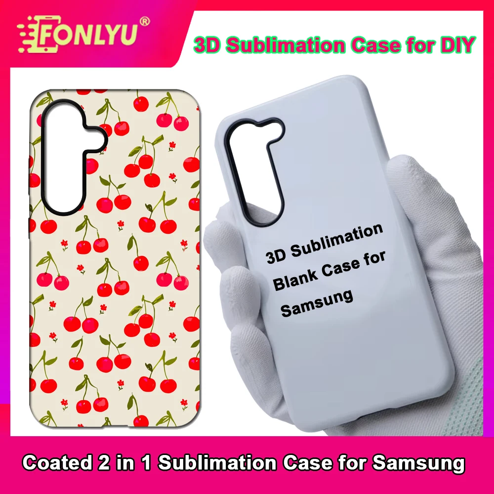 

FONLYU 5pcs Sublimation Blank phone case for Samsung S23 S22 S21 S24 S23+ S24 ultra A54 A53 A24 A34 A32 5G TPU Shockproof
