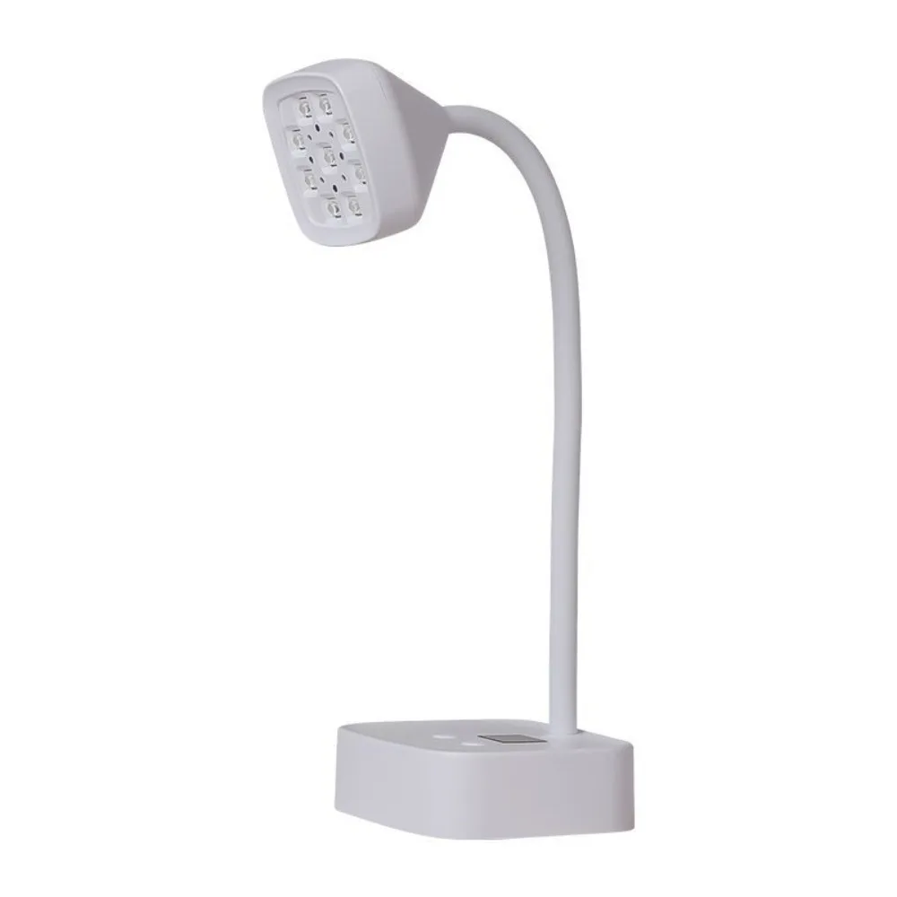 

9LED Desktop Nail Lamp UV Lamp 360° Bendable UV Curing Light Fast Drying Nail Polishing Nail Dryer Light Gel Polish