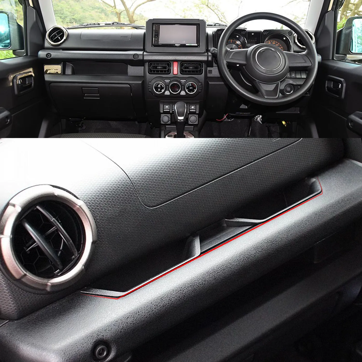 For Suzuki Jimny JB64 JB74 2019 2020 2021 Car Copilot Armrest Handle Storage Box Organizer Tray Holder Stowing Tidying
