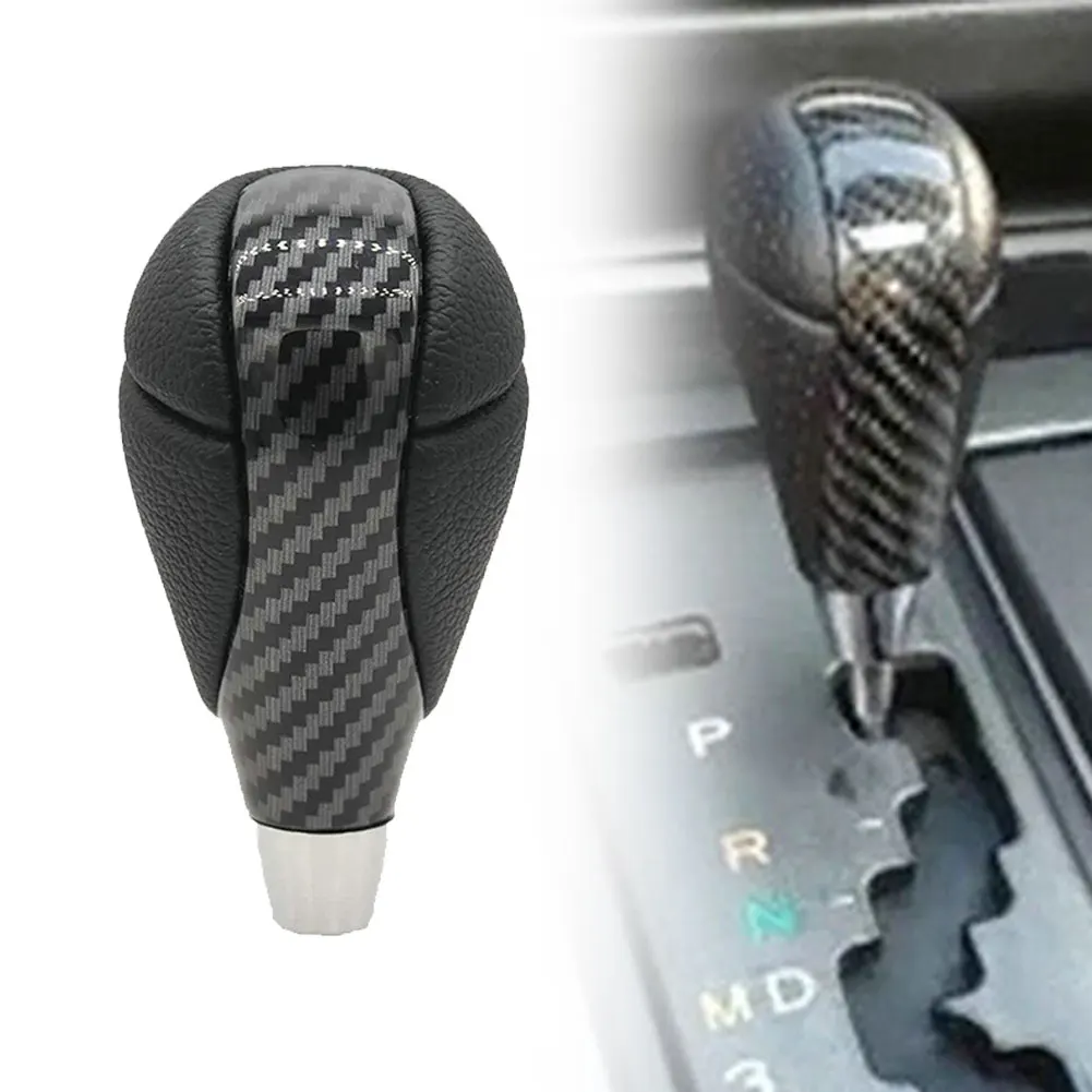 

Part Gear Shift Knob 2006 - 2012 Carbon Fiber For Lexus IS250 PU Leather Transmission 1pc Accessories Replacement
