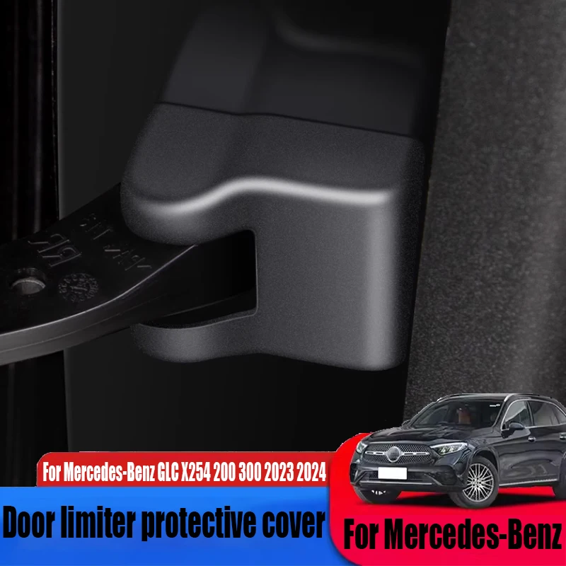 For Mercedes-Benz GLC X254 200 300 2023 2024 door limiter protective cover automotive interior decoration product ABS material