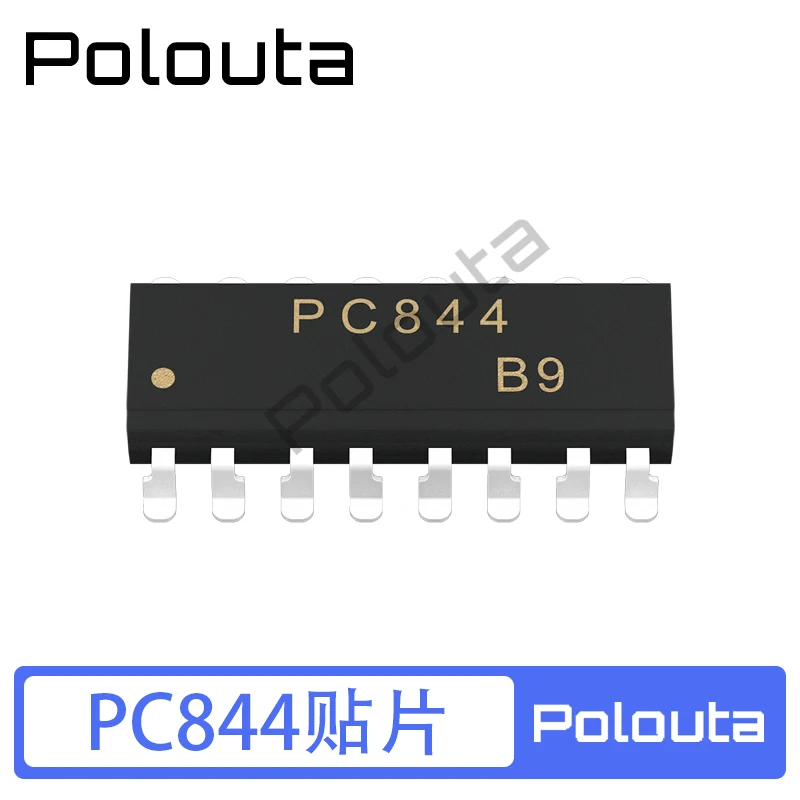 4PCS PC844 DIP SOP16 in-line patch 16-pin four-channel transistor optocoupler