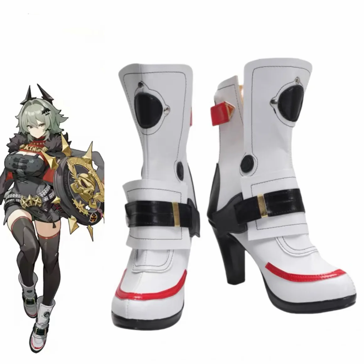 

Король Цезарь Косплей Игра Zenless Zone Zero ZZZ Цезарь Король Косплей Обувь Сапоги Костюм на Хэллоуин