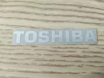 TOSHIBA Metal Logo Sticker For Refrigerator air conditioner Water heater TV Laptop Camera Digital Personalized DIY Decoration