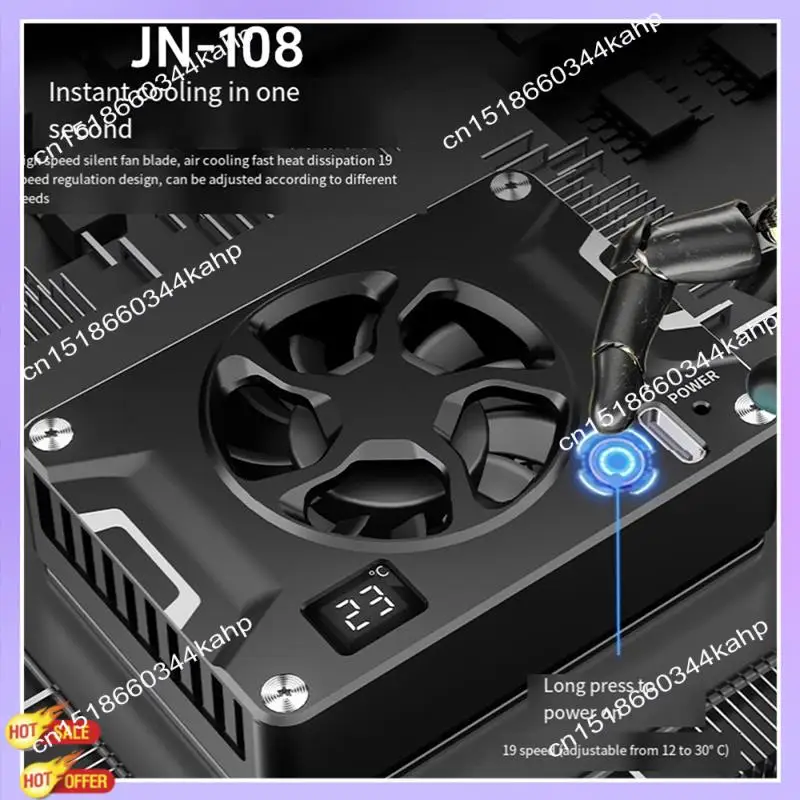

CLCU For Sony A7C2/A6700 Canon R6 Fuji Camera Shooting Constant Temperature Digital Display Semiconductor Cooling Fan
