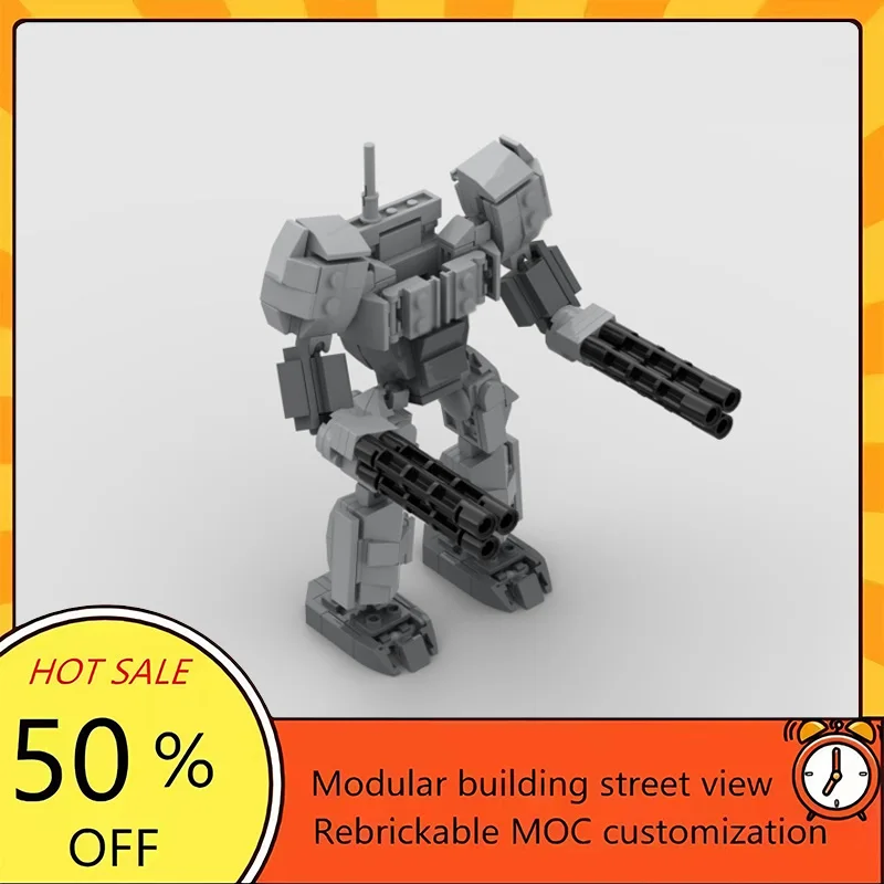 

Набор для сборки модульного боевого робота MOC из 249 деталей по мотивам популярного фильма «Звездные войны», технологичный конструктор, подарок на праздник, детский игровой набор