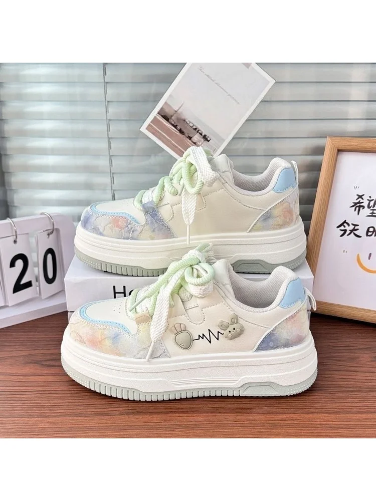 

Breathable Board Shoes 2025 Autumn New Edition Original Lolita Girls' Student White Shoes