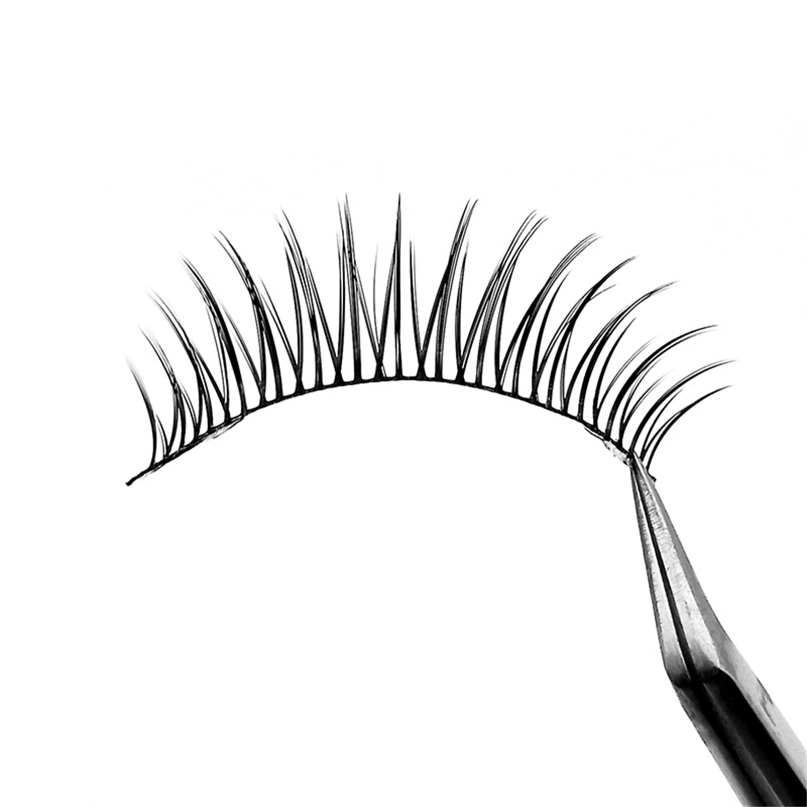 5 Pairs Korean Style Natural lashes full strips Fake Eyelashes Cross Soft Handmade Wispy Fluffy fake eyelash For Beginners DIY