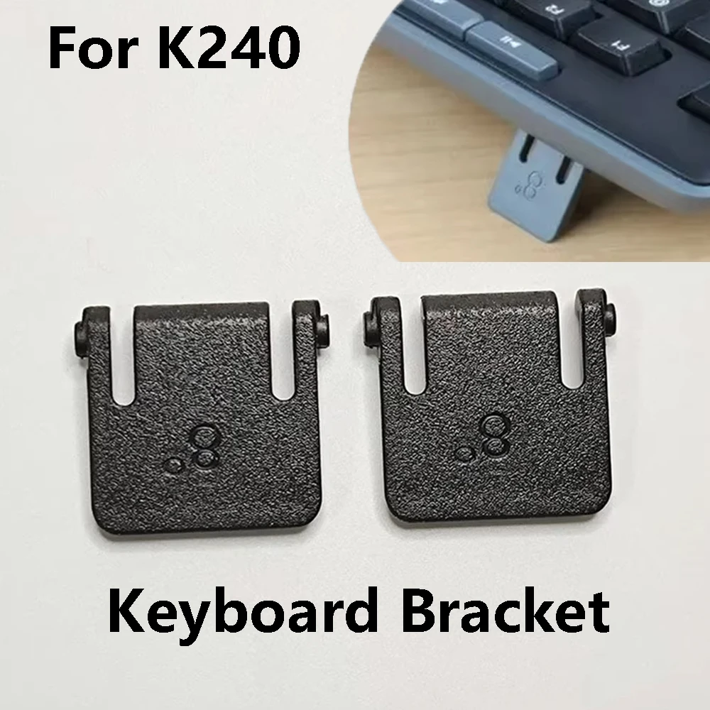 

2PCS Keyboard Feet Replacement Keyboard Stand for Logitech K240 - Adjustable Leg Stand Support Bracket Repair Parts