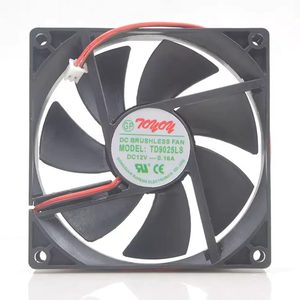 

New CPU cooling cooler fan Radiator for TONON TD9025LS 12V 0.16A 9025 2-wire 9CM Silent Fan