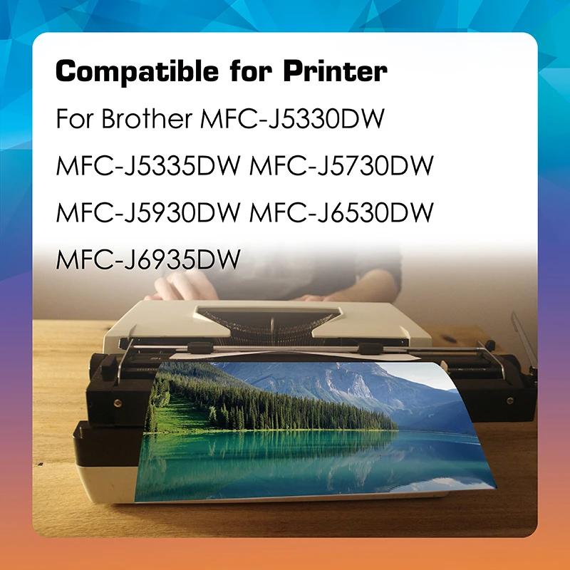 1SET Compatible Ink Cartridge for Brother LC3219XL LC3219 LC3217 for MFC-J5330DW J6530DW J6930DW J5730DW J5335DW J5930DW J6935DW