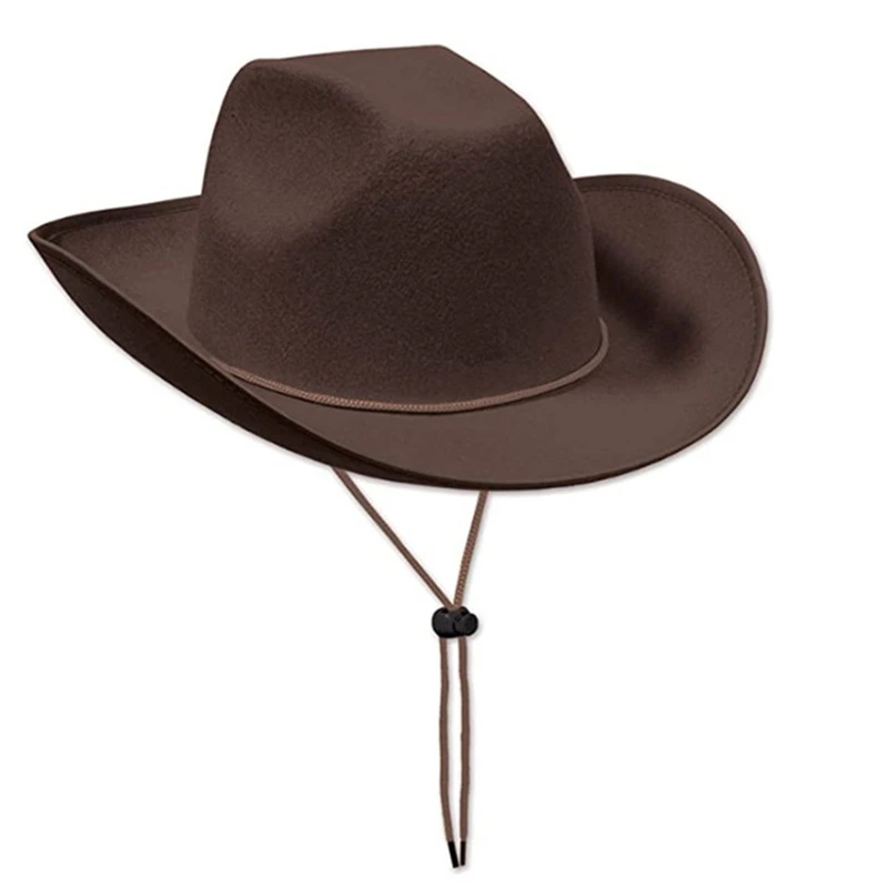 Hats Men Cowboy Hats Jazz Hat for Women Western Cowboy Hat Church Hat Model Show Cowboy Hat Felt Hat Adult Men Hat