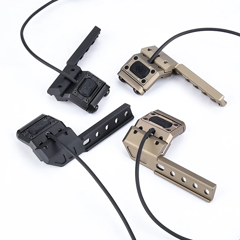 

Tactical Mod button M300 M600 Flashlight Switch UNIT Scout Light Mount Base Airsoft Hunting Gear Kit Fit 20mm Picatinny Rail