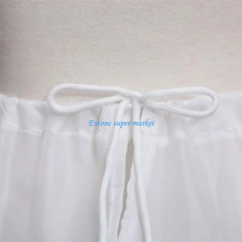 090B Kids Petticoat for Flower Girls Little Girls Dresses 3 Hoops Skirt Lining Skirt Wedding Dress Underskirt Support