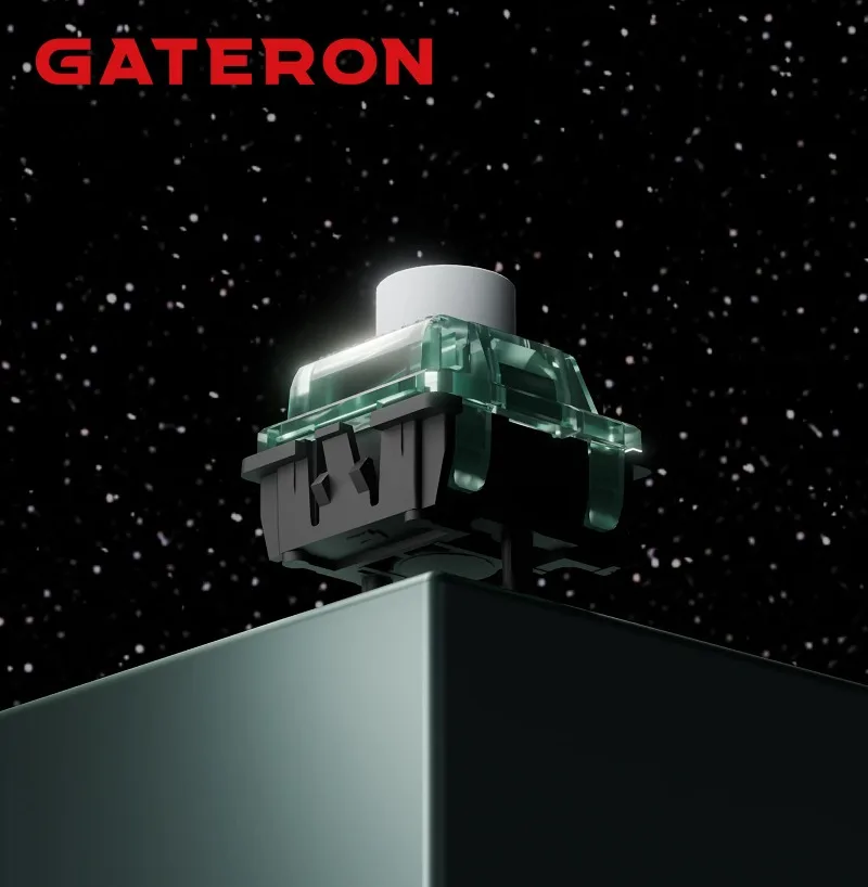 GATERON Magnetic Jade Gaming Keyboard Switch, Attraction, Silent Switch, Freely Setting, HE Hall Sensor HIFI Sound