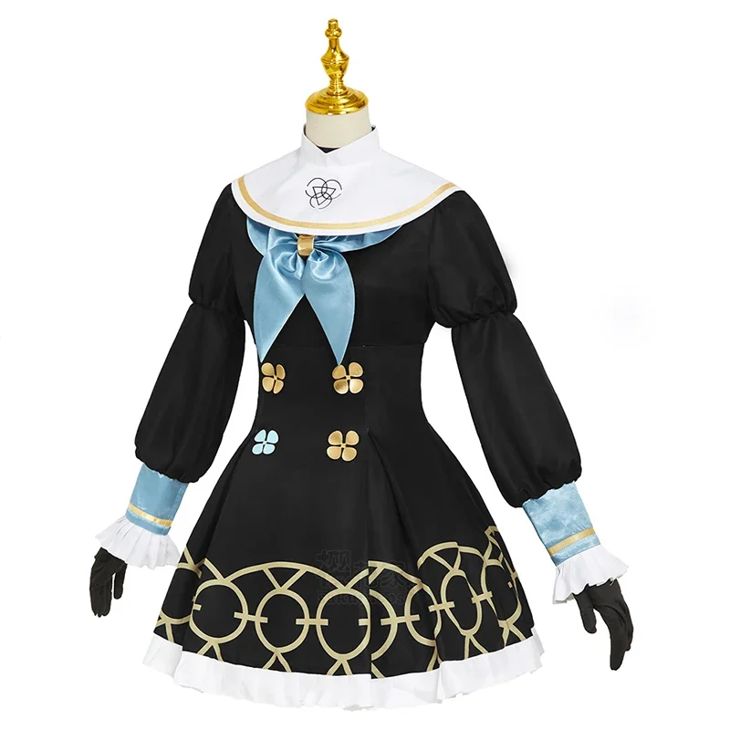 Saclaco Cosplay Costume Game Blue Archive Cosplay Dress Sister Suit with Veil Halloween Uniforms Anime Clothing Custom Made