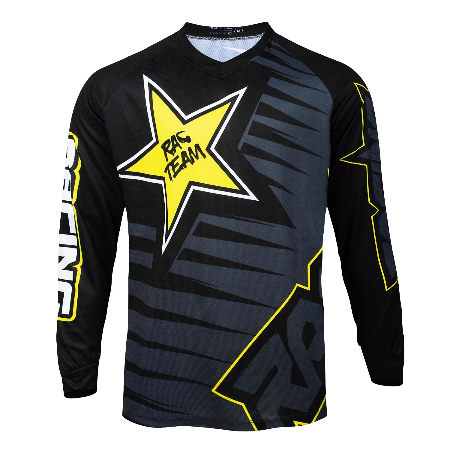 Profi-Motocross-Shirt mit langen Ärmeln, Mountainbike-Downhill-Trikot, Cross-Country-Fahrrad-Rennshirt, schnelltrocknendes Mountainbike-T-Shirt – Detail 12