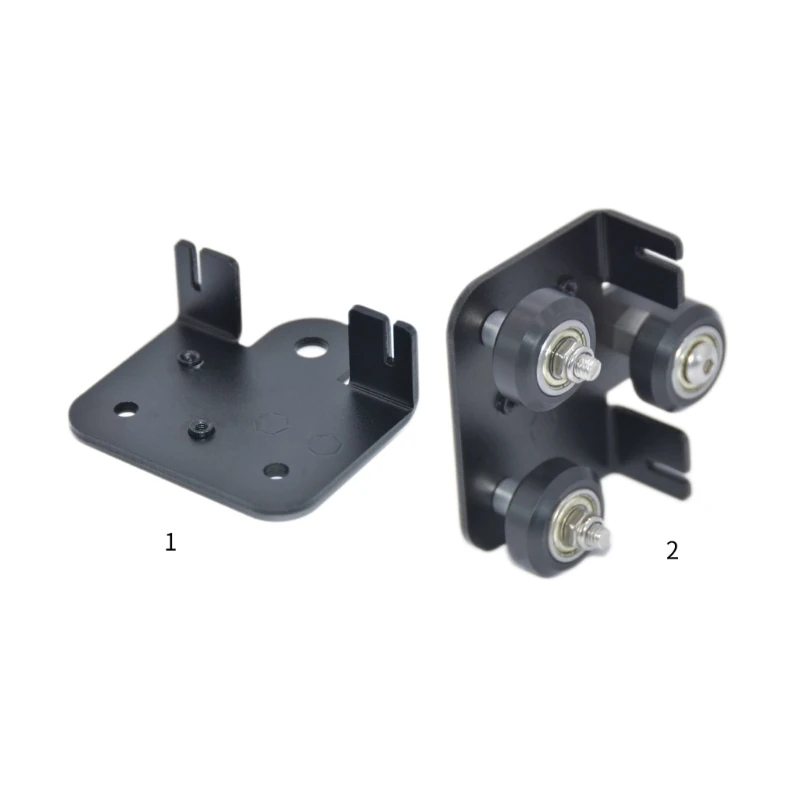 For Ender-3 CR10 Extruder Back Support Plate With Pulley Kit for Ender3 Ender3 Pro Cr-10 Cr-10S S4 S5 Series 3D Printer Parts