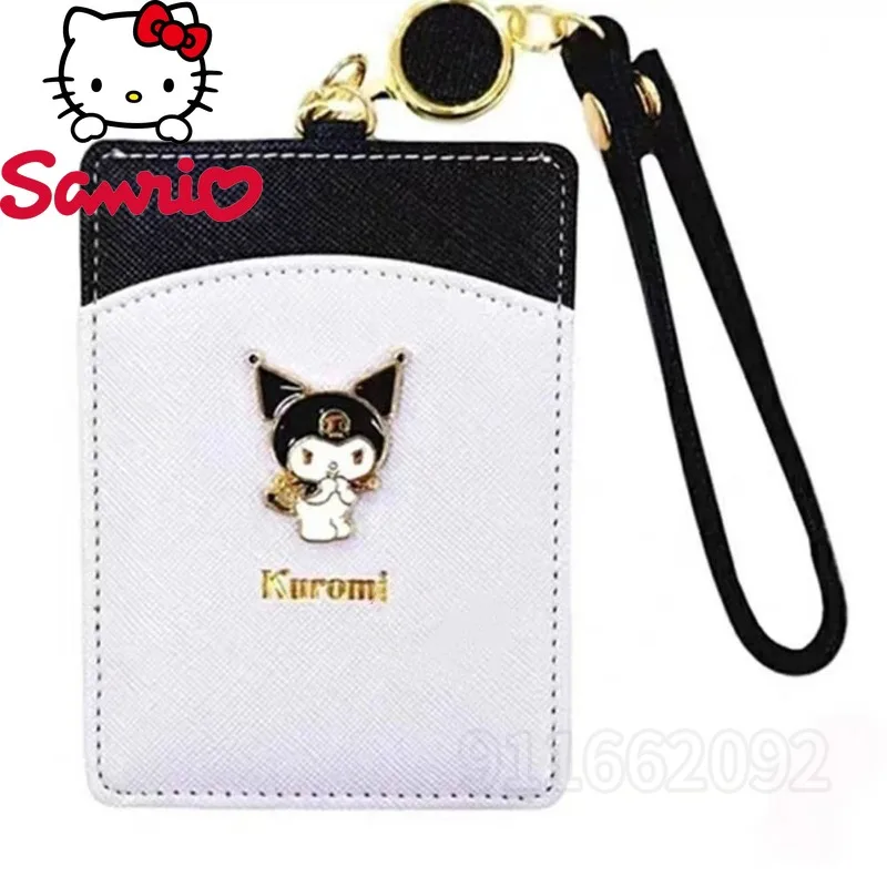  New Hanging Rope Card Holder Luxury Brand Fashion Trend Women's Cartoon Cute ID Card Holder High-quality ID Card Holder