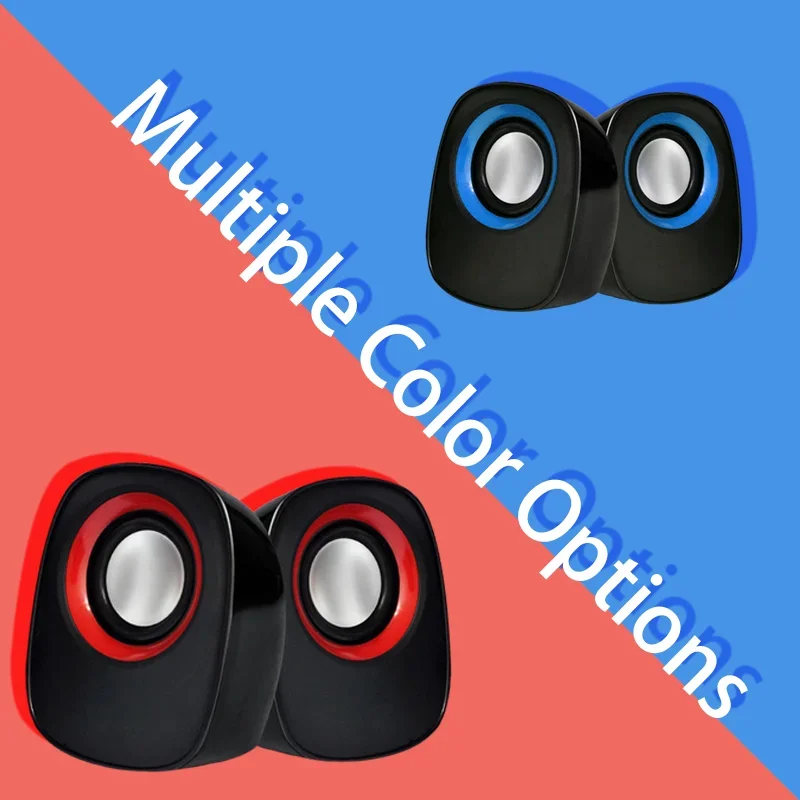 Nowy Mini przenoลny notatnik pulpit multimedialny maลy gลoลnik USB 3.5 Jack