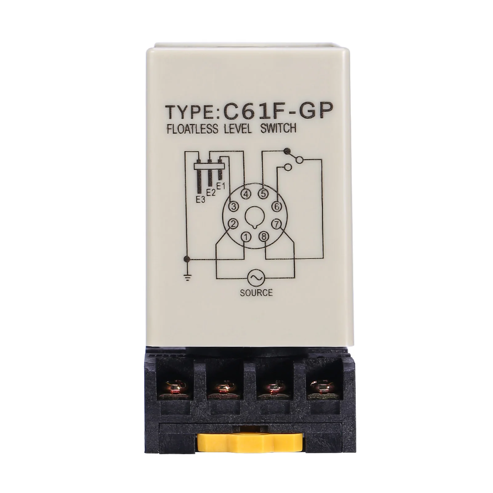 Floatless Level Switch, C61F-GP AC220V 50/60HZ Liquid Floatless Level Switch Controller With Base