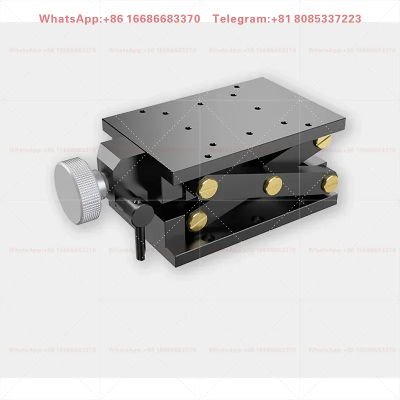Z-axis scissor type manual lifting large stroke large load platform optical precision fine adjustment displacement table