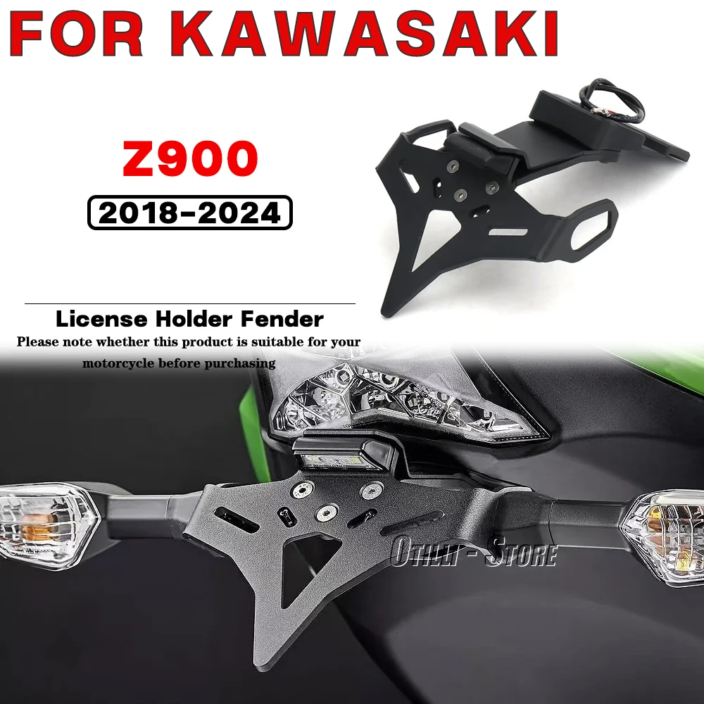 

For KAWASAKI Z900 2018 2019 2020-2024 Motorcycle modification accessories Tail Tidy License Plate Holder Fender Eliminator