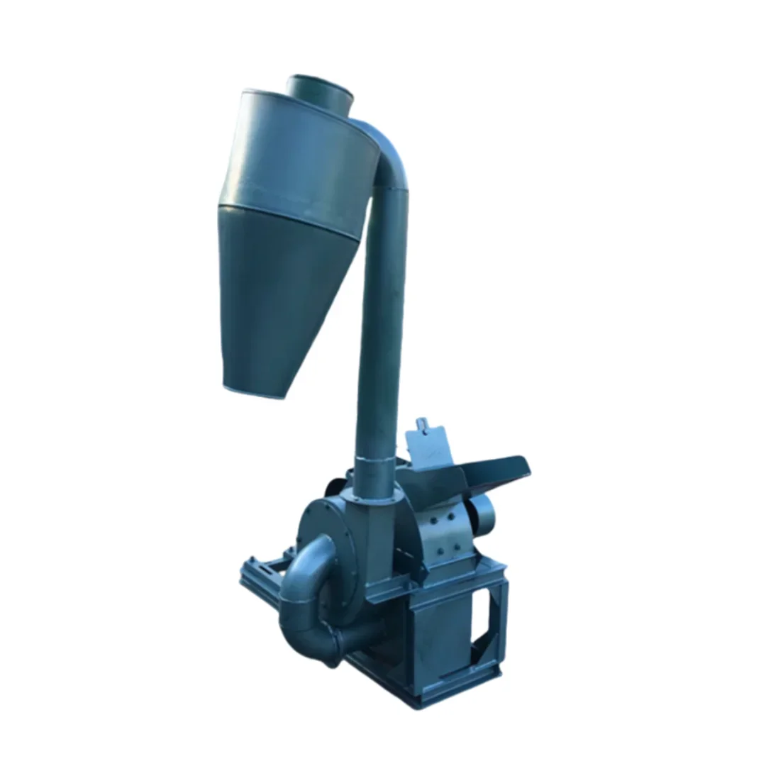 New Animal Feed Maize Ring Die Hammer Mill Grinder with Motor for Grains Milling Crusher 1 Ton/H