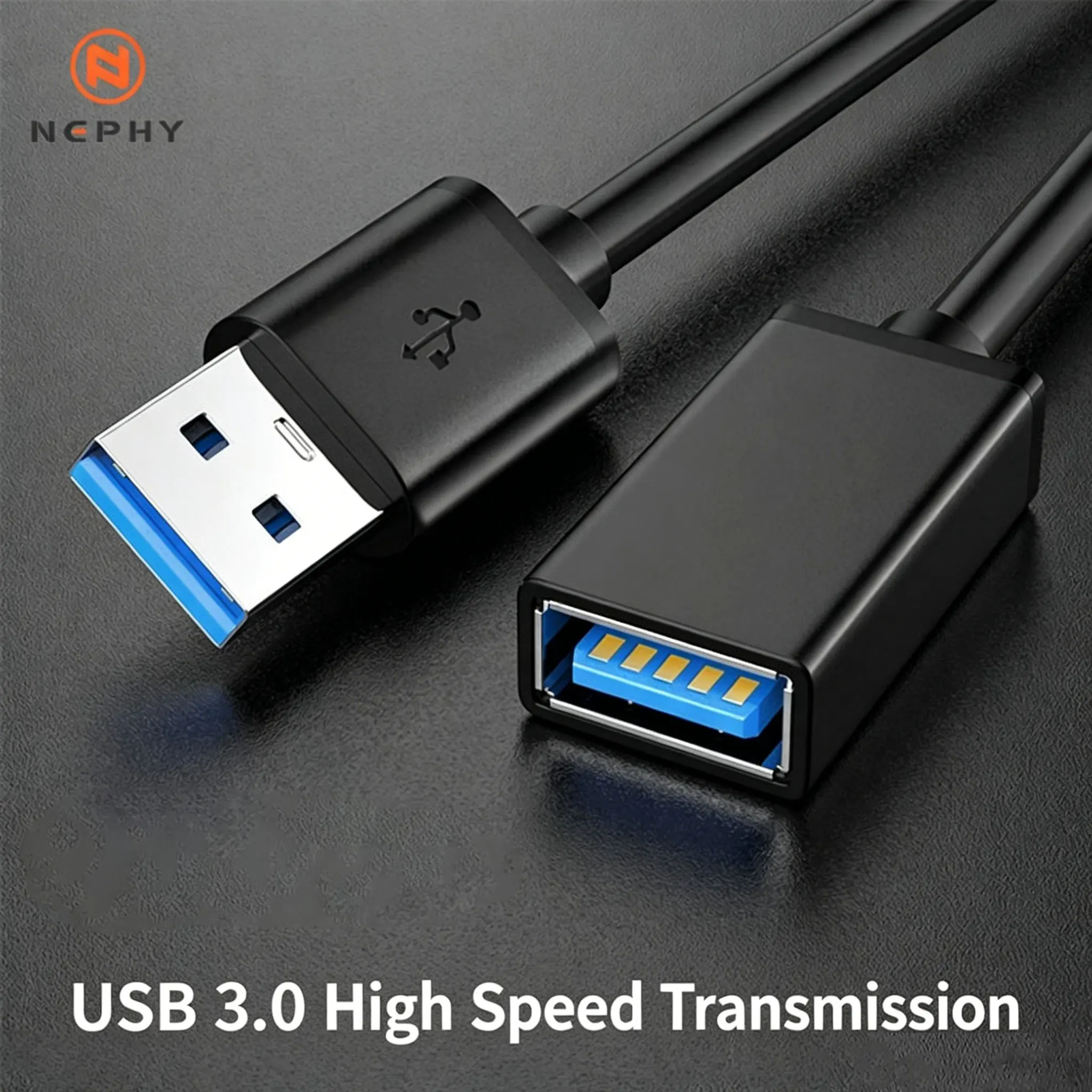 0.5m 2m 3m 5m USB 3.0 Extension Cable Data Cord For PC Smart Laptop TV SSD USB Male to Female Computer Camera Printer Connector