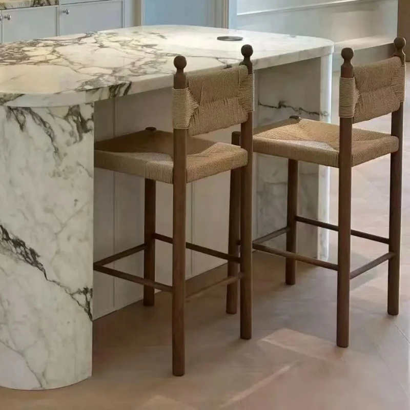 

Wooden Legs Nordic Minimalist Unique Designer Modern Bar Chairs High-quality Elegent Ergonomic Sillas De Comedor Furniture Home