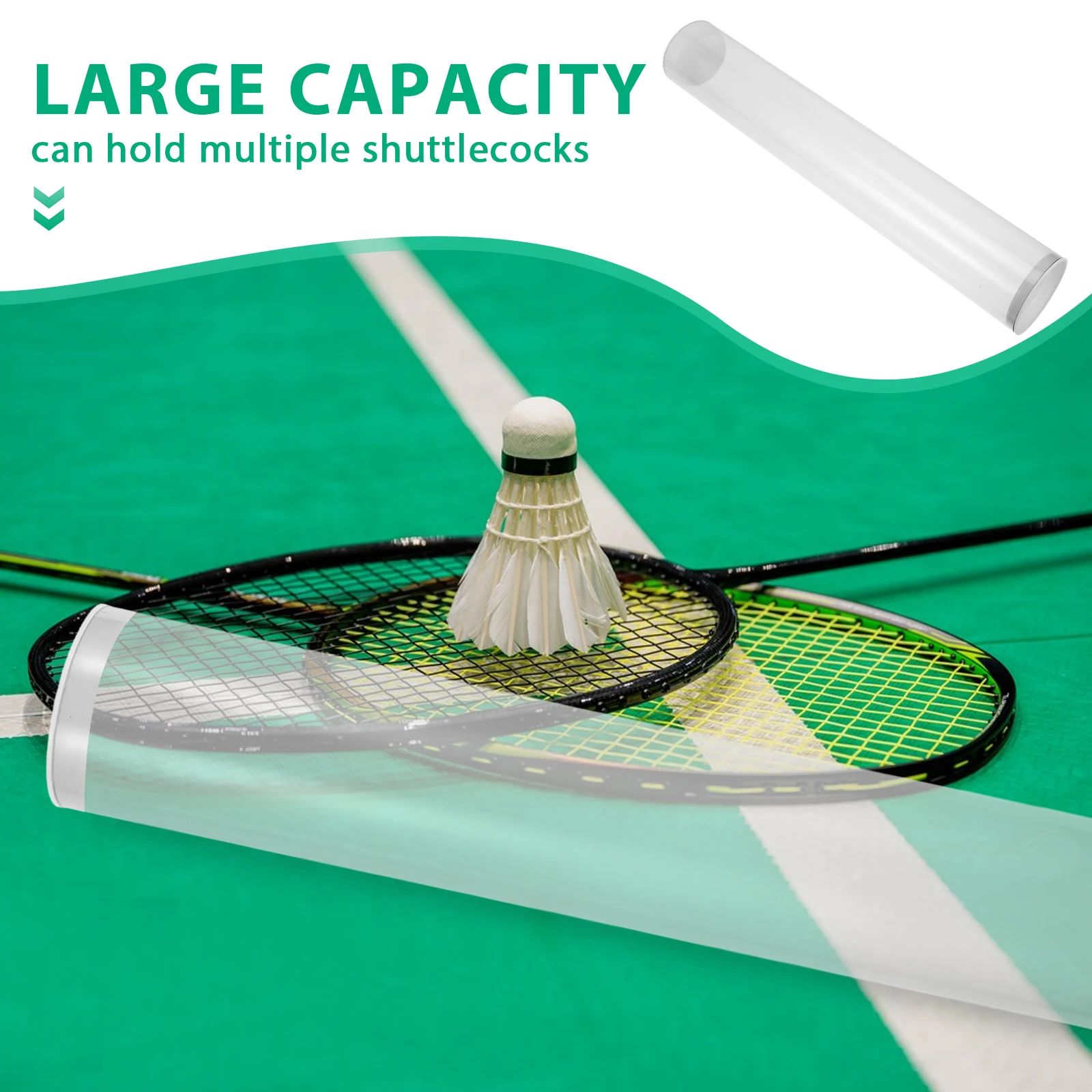 Portaoggetti per contenitore per palline da badminton, secchiello portatile, custodia per palline giocattolo, contenitore per attrezzature, volano