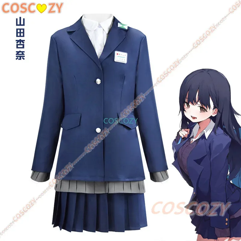 

Nene 2025 Anime The Dangers in My Heart Yamada Anna Cosplay Costume Blue Skirt Wig Jk High School Uniform Woman Party Co
