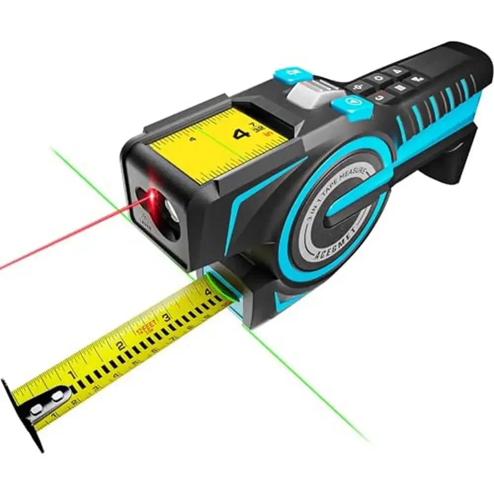 Advanced Digital Tape Measure with Laser Accurate 330Ft Measurement Smart Calculations Easy App Sync