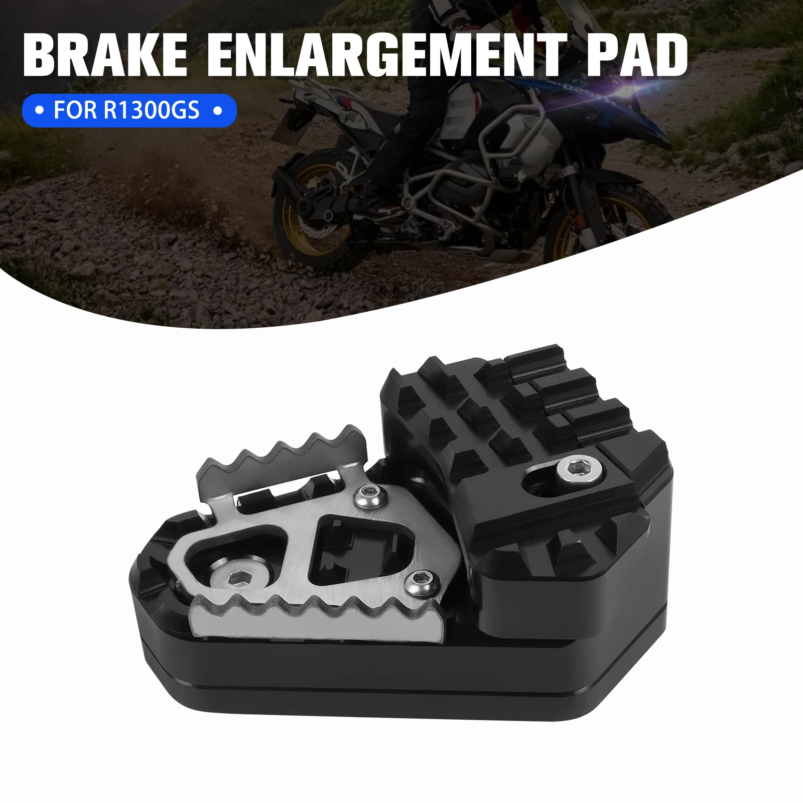 For BMW R1300GS R 1300 GS Adventure 2023-2024 Motorcycle Rear Foot Brake Lever Pedal Enlarge Extension Peg Support Pad Extender