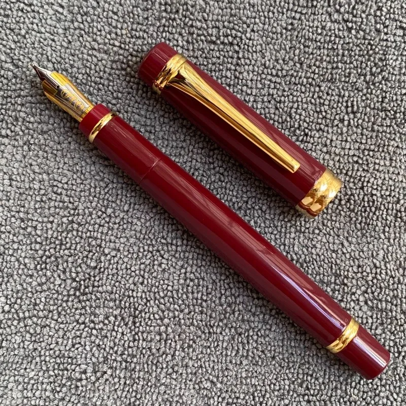Authentic German OTO Retro Red Pen with Smooth German Writing and M Tip 0.7MM Exclusive Collection School Supplies Stationery