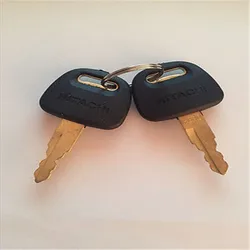 2pcs Excavator Grab Ignition Keys For Hitachi & Hitachi ZAX