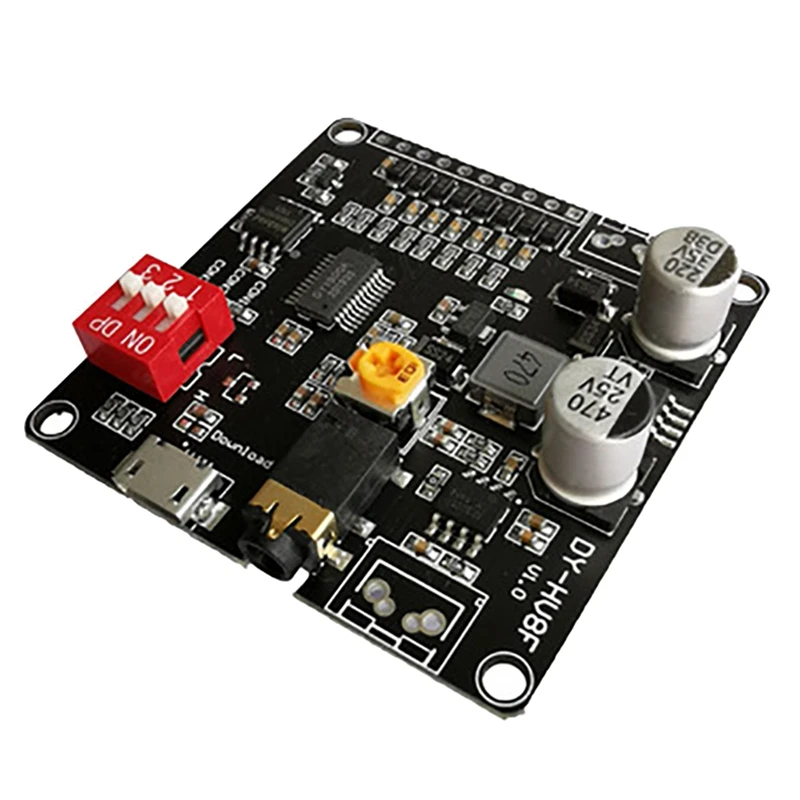 DY-HV8F modulo di riproduzione vocale 12V/24V Trigger controllo della porta seriale 10W/20W con lettore MP3 di archiviazione Flash da 8MB per Arduino