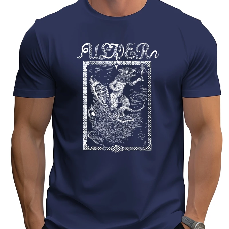 

Ulver T Shirt Black Metal New! Retro T-Shirt Men'S Short Sleeve O-Neck T-Shirts Summer Stree Twear