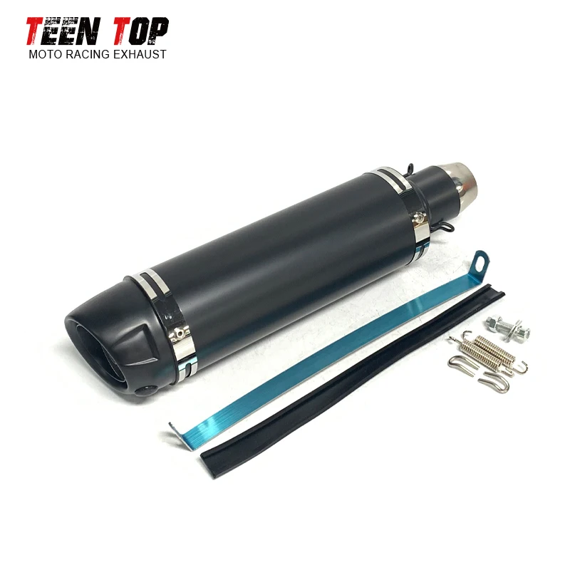 51mm Motorcycle Muffler For Yamaha CBR600 NC700S/X NC750S/X XADV750 CBR500R CB400F/X Exhaust Muffler 350mm Silencieux DB Killer