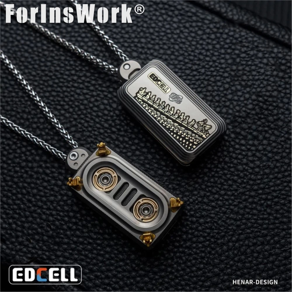Beijing EDC SHOWCASE WANWU Tape Drive Titanium Brass Fidget Toys Metal Fidget Toy 2025 BEIJING EXCLUSIVE