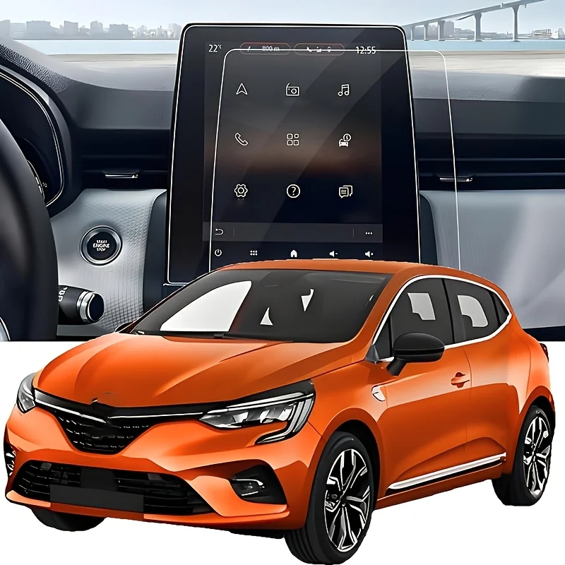 Para Renault Zoe Clio 5 Captur 2 Arkana 2020-2023 2024 2025 película de navegación Protector de pantalla táctil PET 6H 9,3 pulgadas