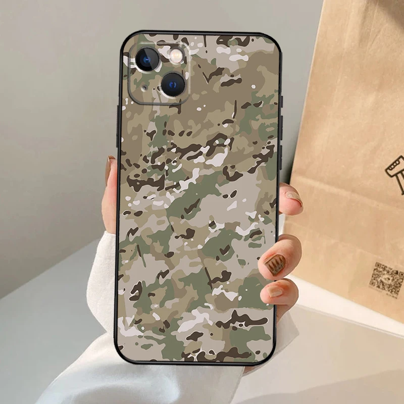 Custodia Morbida In TPU Personalizzata Per IPhone X/Xs – Design Camouflage Mimetico Con Nome, Antiscivolo E Antiurto