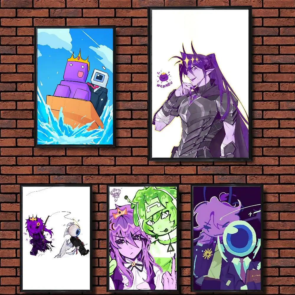 

game Wemmbu Tax Duo Eggchan 21*30cm Poster Paper Print Home Living Room Bedroom Entrance Bar Cafe Art Painting Decoration