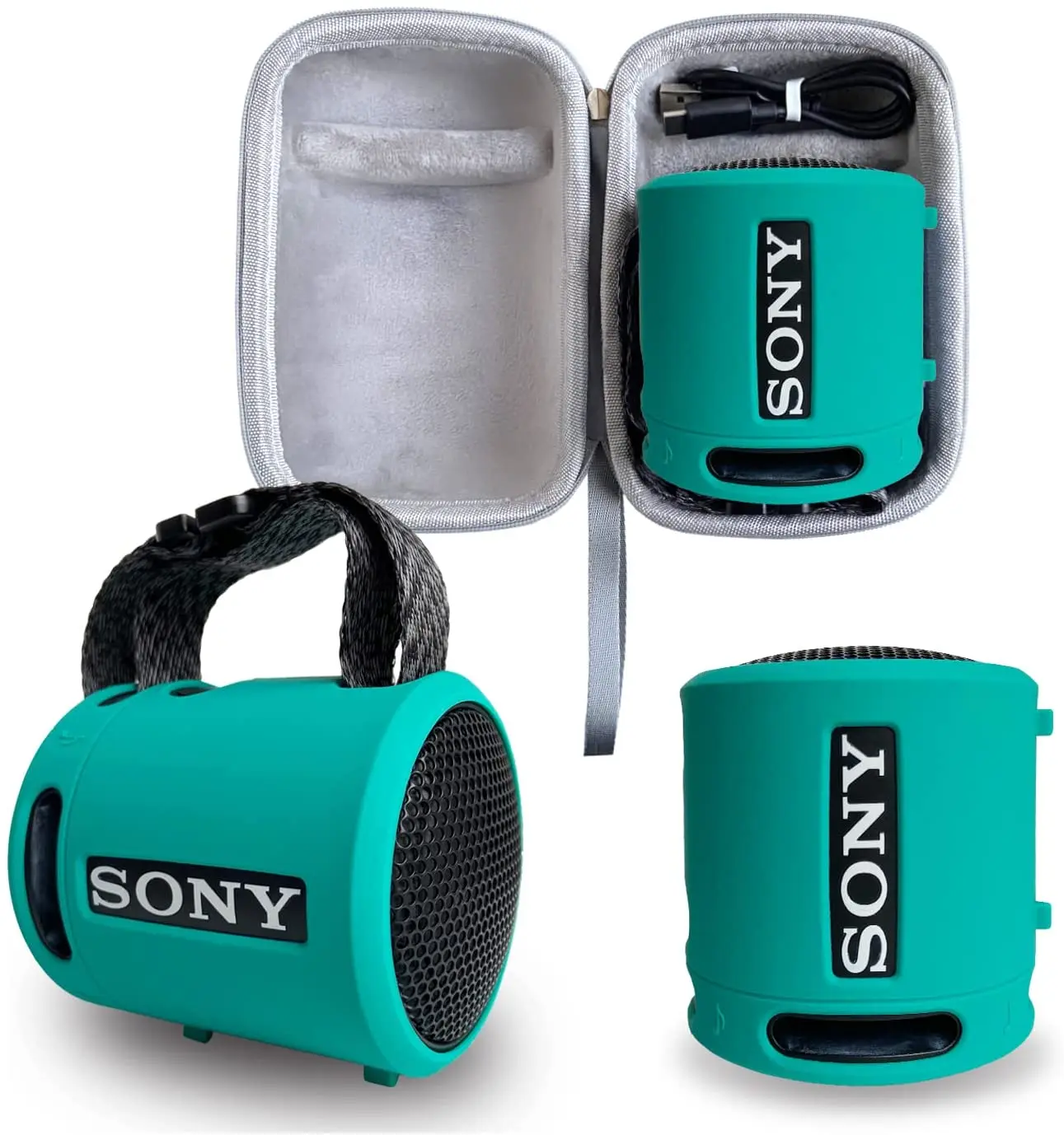 Силиконовый чехол и жесткий чехол для Sony SRS-XB13 с дополнительными басами, беспроводной портативный компактный динамик